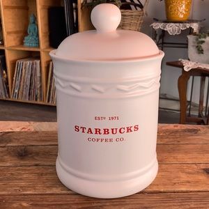 Starbucks ceramic canister